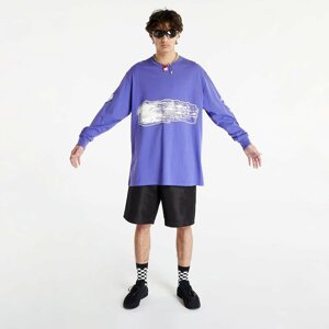 Y-3 Graphic Logo Long Sleeve Tee Purple