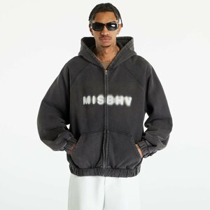 MISBHV Community Zipped Hoodie Washed Black