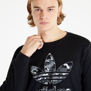 adidas Graphics Camo Stripe Long Sleeve Tee Black