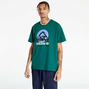 adidas Adventure Mountain Graphic Tee Dark Green