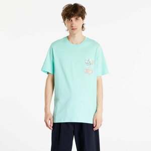 adidas Originals Enjoy Summer Front Back Graphic Tee Easy Green