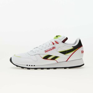 Reebok Classic Leather Pump Ftw White/ Core Black/ Acid Yellow