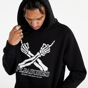 PLEASURES Don't Care Hoodie Black