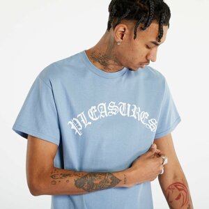 PLEASURES Old E Logo T-Shirt Slate