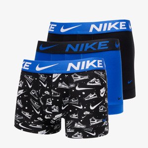 Nike Dri-FIT Essential Micro Trunk 3-Pack Sneaker Sketch Print/ Game Royal/ Black