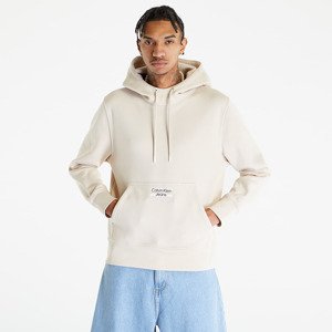 Calvin Klein Jeans Transparent Stripe Hoodie Beige