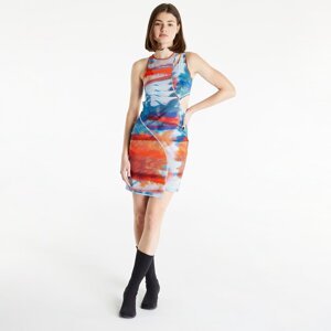 Calvin Klein Jeans Wrapping Cut Out Dress Multicolour