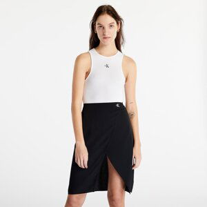 Calvin Klein Jeans Micro Monologo Racer Top Bright White