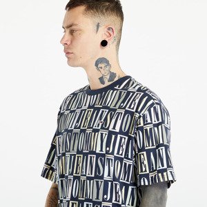 Tommy Jeans Oversized Tommy AOP T-Shirt Navy