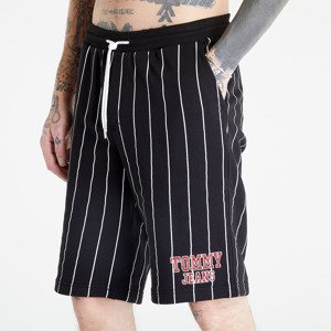 Tommy Jeans Oversized Pinstripe Shorts Black