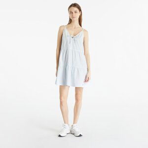 Tommy Jeans Poplin Tiered Strappy Dress Shimmering Blue