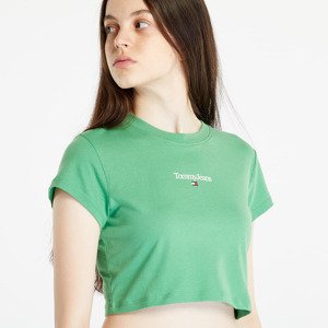 Tommy Jeans Essential Logo Cropped T-Shirt Green