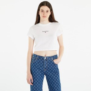 Tommy Jeans Essential Logo Cropped T-Shirt White