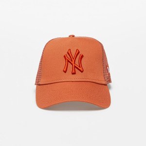 New Era New York Yankees Tonal Mesh A-Frame Trucker Cap Brown