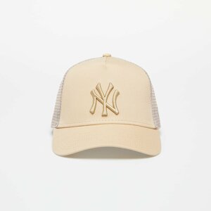 New Era New York Yankees Tonal Mesh A-Frame Trucker Cap Stone