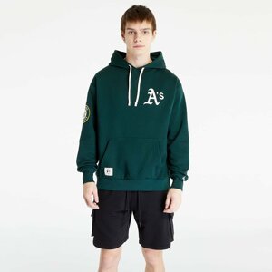 New Era Oakland Athletics MLB Heritage Oversized Hoodie Dark Green/ Off White