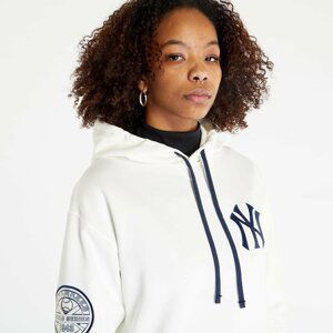 New Era New York Yankees MLB Heritage Oversized Hoodie Open White