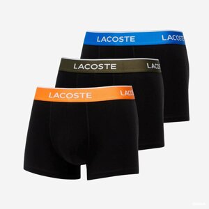 LACOSTE Underwear Trunk 3-Pack Black