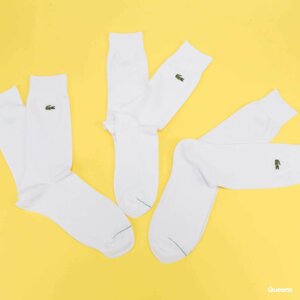 LACOSTE Cotton Blend Sock 3-Pack Wine