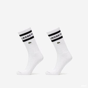 LACOSTE Socks 2-Pack White/ Black