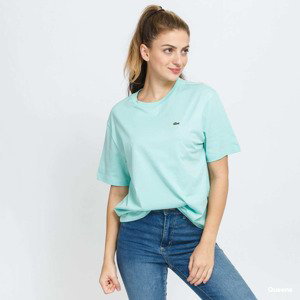 LACOSTE W Crew Neck Premium Cotton T-Shirt Turquoise
