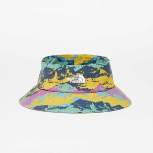 The North Face Class V Top Knot Bucket Arrowwood Yellow Mountain Panorama Print