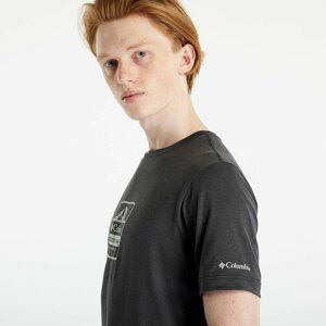 Columbia Tech Trail™ Front Graphic Short Sleeve Tee Black Heather/ Tes