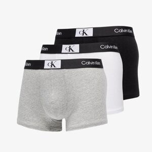 Calvin Klein ´96 Cotton Stretch Trunks 3-Pack Black/ White/ Grey Heather