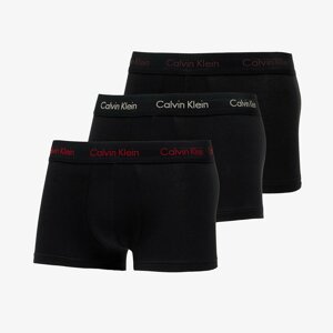 Calvin Klein Cotton Stretch Low Rise Trunk 3-Pack Black