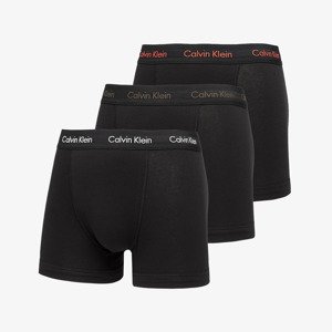 Calvin Klein Cotton Stretch Trunk 3 Pack Black