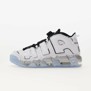 Nike W Air More Uptempo White/ Metallic Silver-Black-Clear