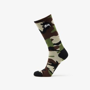 Stüssy Stock Camo Socks Woodland Camo