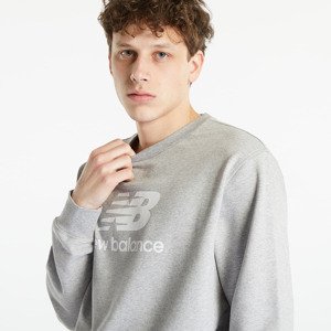 New Balance Essentials Stacked Logo French Terry Crewneck Athletic Grey