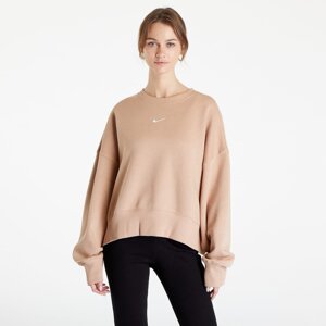 Nike Sportswear Phoenix Fleece Crew-Neck Sweatshirt Beige