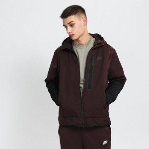 Nike Sportswear Woven Repel Insulated Hooded Jacket Brown Basalt/ Black