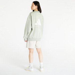 adidas Basketball Crew Sweatshirt UNISEX Halo Green