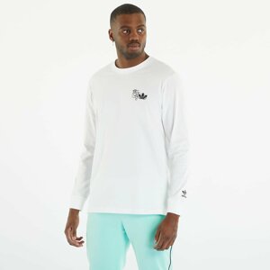 adidas Hack The Elite Graphic Long Sleeve T-shirt White