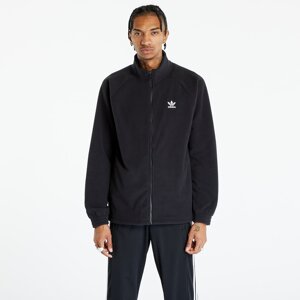 adidas Originals Trefoil Teddy Fleece Jacket Black