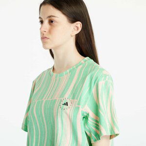 adidas x Stella McCartney True Casuals Graphic T-Shirt Clean Green/ Pink
