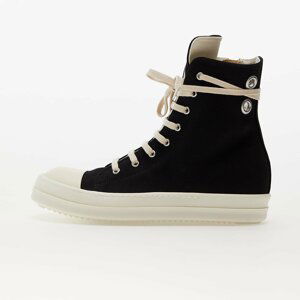 Rick Owens Denim Shoes - Sneaks Black/ Milk/ Milk