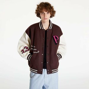 PREACH Patched Varsity Jacket Brown/ Creamy