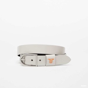 Calvin Klein Round Logo Loop Belt 30MM Black/ Grey