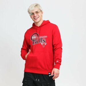 New Era Chicago Bulls NBA Throwback Graphic Hoodie Red