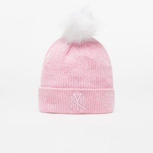 New Era New York Yankees Womens Chenille Bobble Beanie Pink