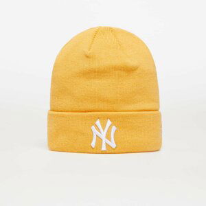 New Era New York Yankees League Essential Beanie Hat Dark Yellow