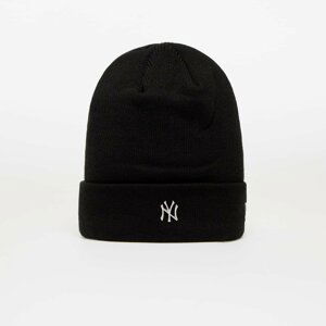 New Era New York Yankees Metallic Badge Cuff Beanie Black