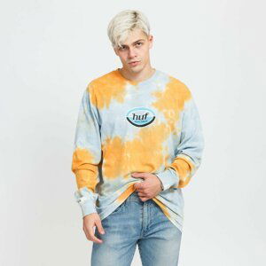 HUF Ellipse Logo Longsleeve T-Shirt Light Blue/ Orange