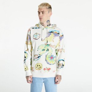 MARKET Smiley Coloring Book AOP Hoodie Cream