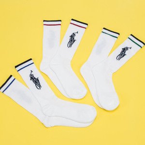 Polo Ralph Lauren BPP Socks 3-Pack White