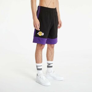 New Era Los Angeles Lakers NBA Colour Block Shorts Black/ True Purple